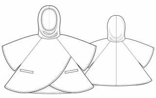 Cшить пончо своими руками с нашими выкройками — проще простого!