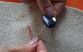 Как пришить пуговицы на шубу вместо крючков