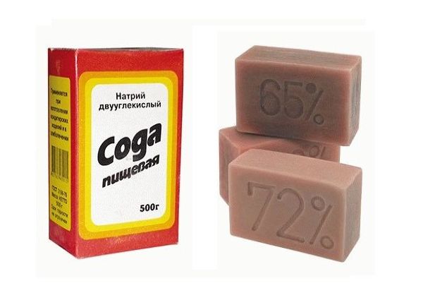 Хозяйственное мыло с содой