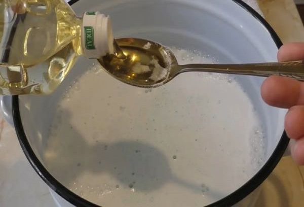 Отбеливатель с растительным маслом