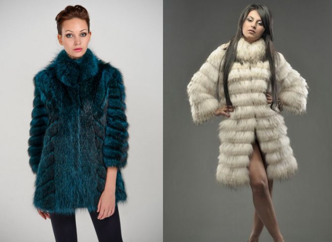 Шуба из енота фото