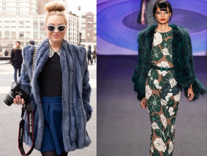 Шуба из енота фото