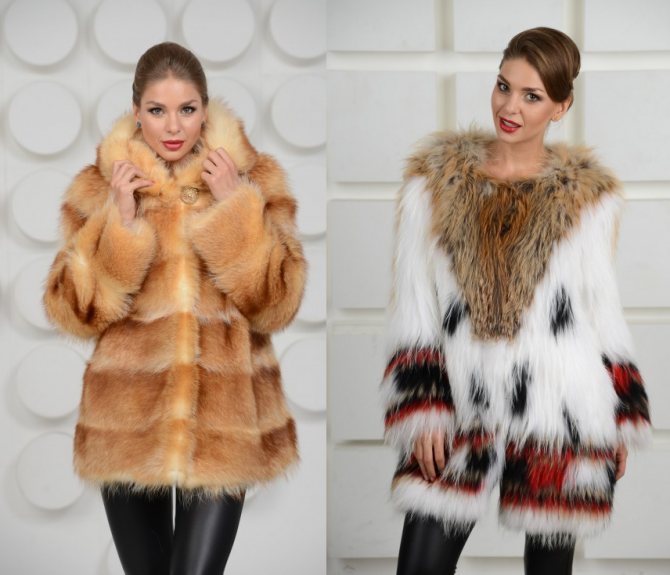 Шуба из енота фото