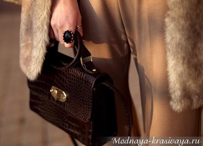 Сумка под шубу